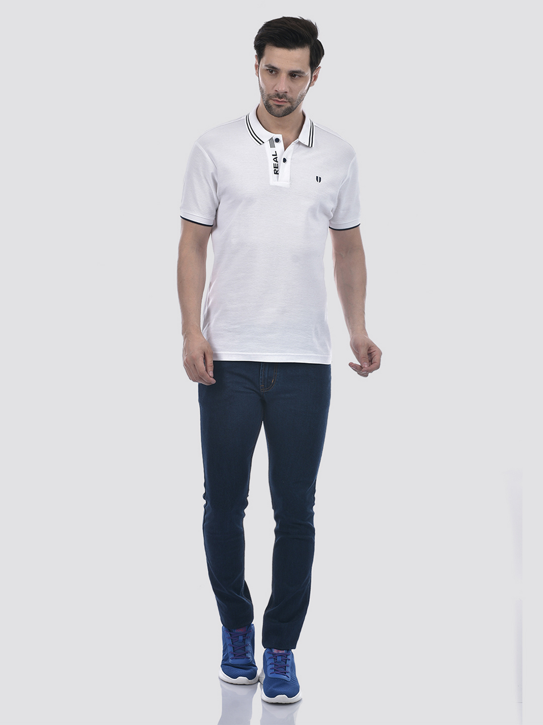 Numero Uno Men Blue Skinny Fit Sustainable Jeans
